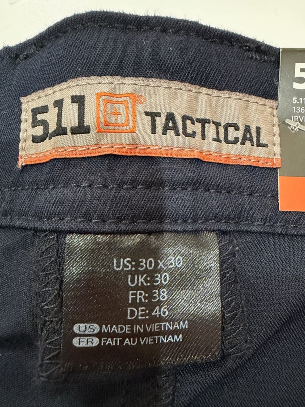 5.11 Tactical Edge Chino Pants Men’s 30x27[Waist x Inseam] Altered/Hemmed NWT - Picture 4 of 11